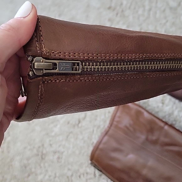 Frye Phillip Harness Tall Boot-Cognac - Picture 8 of 12